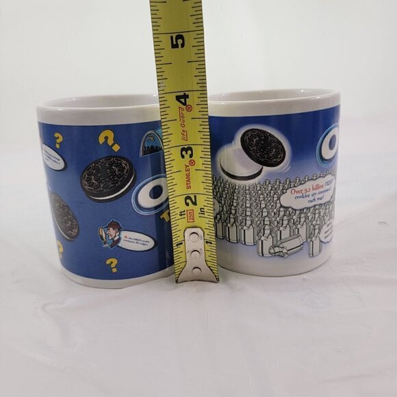 Oreo Nabisco Cookies Trivia & Oreo Moo More Milk Collectible Coffee Mug - Set of - Picture 9 of 16